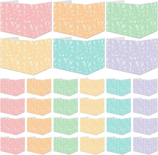 30 Pack Desk Dividers for Students Pastel Space Privacy Folder for Students Waterproof Study Carrel Dividers Testing Divider Privacy Classroom Shield Folder Boards for Classroom Teacher Supplies by Afniimyapt