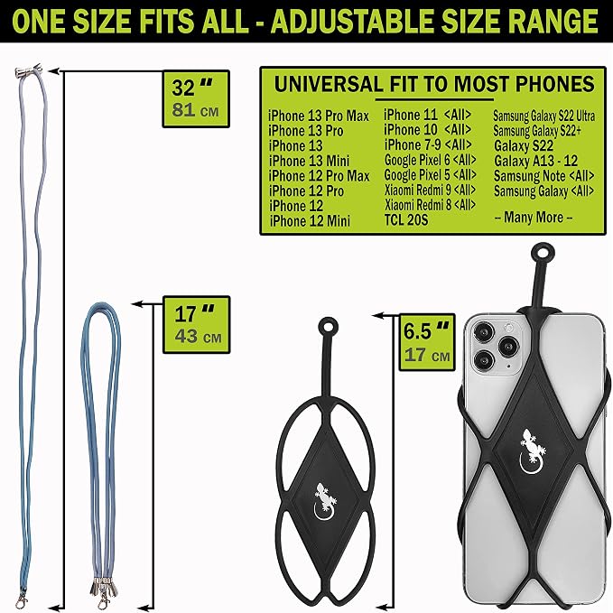 Gecko Travel Tech Cell Phone Lanyard Phone lanyards for Around The Neck Neck Lanyard Phone Crossbody - Image 5