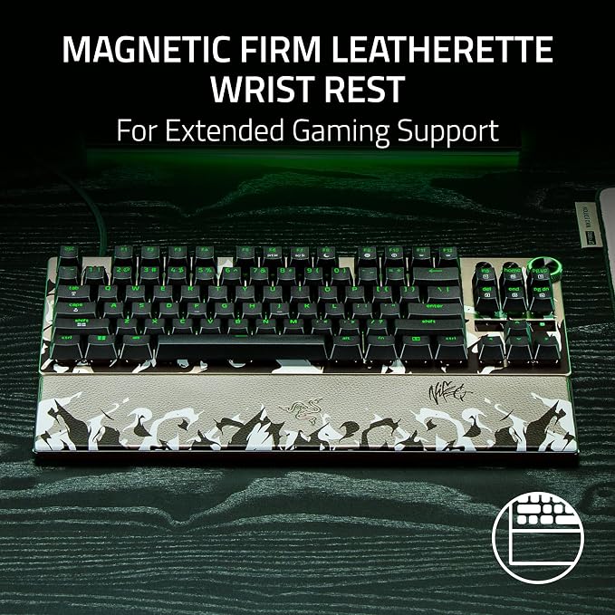 Razer Huntsman V3 Pro TKL 8KHz Esports Gaming Keyboard, Niko Edition | Analog Optical Switches Gen 2, Razer Snap Tap, Rapid Trigger, Adjustable Actuation, Media Controls - Image 12