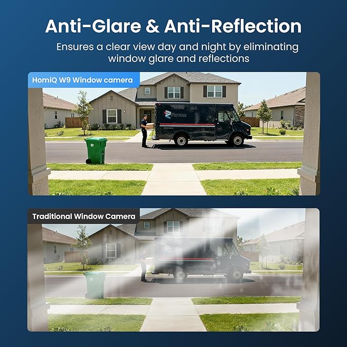 Window Security Camera 3MP 2K, Indoor WiFi Cameras 2.4GHz/5GHz with Colorvue AI Color Night Vision, Person Detection with Auto-Focus, 24/7 Recording Compatible with Alexa & Google Home - Image 5