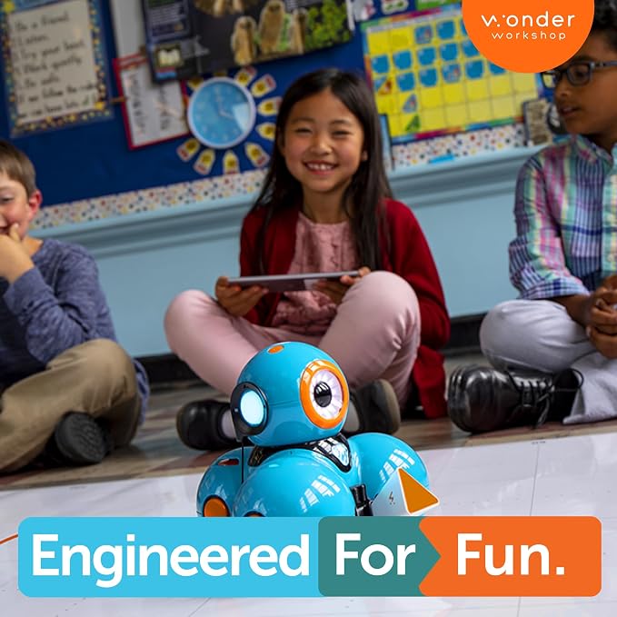 Wonder Workshop Dash Robot Wonder Pack – Coding Educational Bundle for Kids 6+ – Free STEM Apps with Instructional Videos - Launcher Toy, Sketch Kit Drawing, Gripper Building - Image 8
