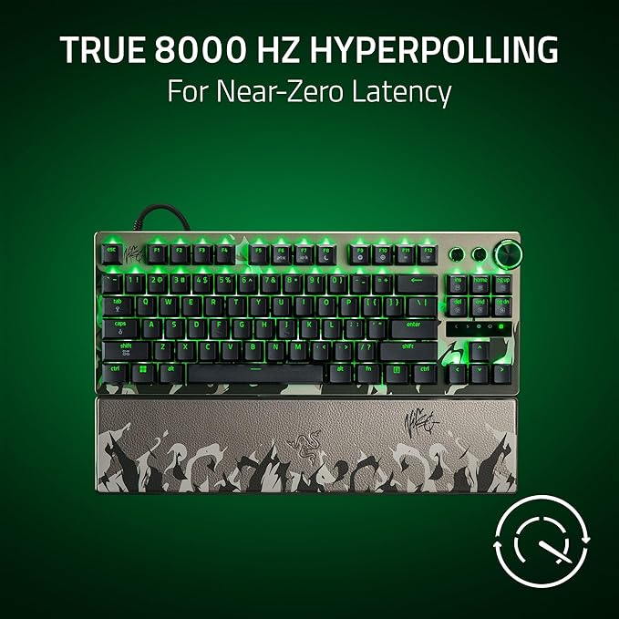 Razer Huntsman V3 Pro TKL 8KHz Esports Gaming Keyboard, Niko Edition | Analog Optical Switches Gen 2, Razer Snap Tap, Rapid Trigger, Adjustable Actuation, Media Controls - Image 4