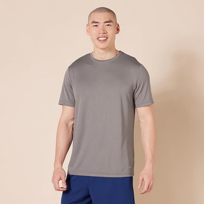 Amazon Essentials Men's Moisture Wicking Breathable Active Performance Tech Gym T-Shirts, Pack of 2 - Image 3