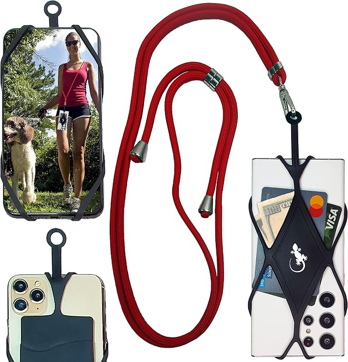 Gecko Travel Tech Cell Phone Lanyard Phone lanyards for Around The Neck Neck Lanyard Phone Crossbody by GeckoTravelTech