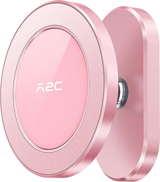 A2C Pink Alloy Magnetic Golf Cart Phone Holder, Golf Accessories for Women | Unique Golf Gifts for Female Golfers Ladies Her Girls Mom Mother Wife, Golf Accessories Essentials Fits EZGO Club Car Yamaha by A2CSupportAlways