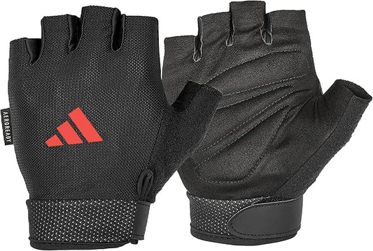 adidas Essential Training & Weightlifting Gloves, Fingerless Workout Gloves by Unknown
