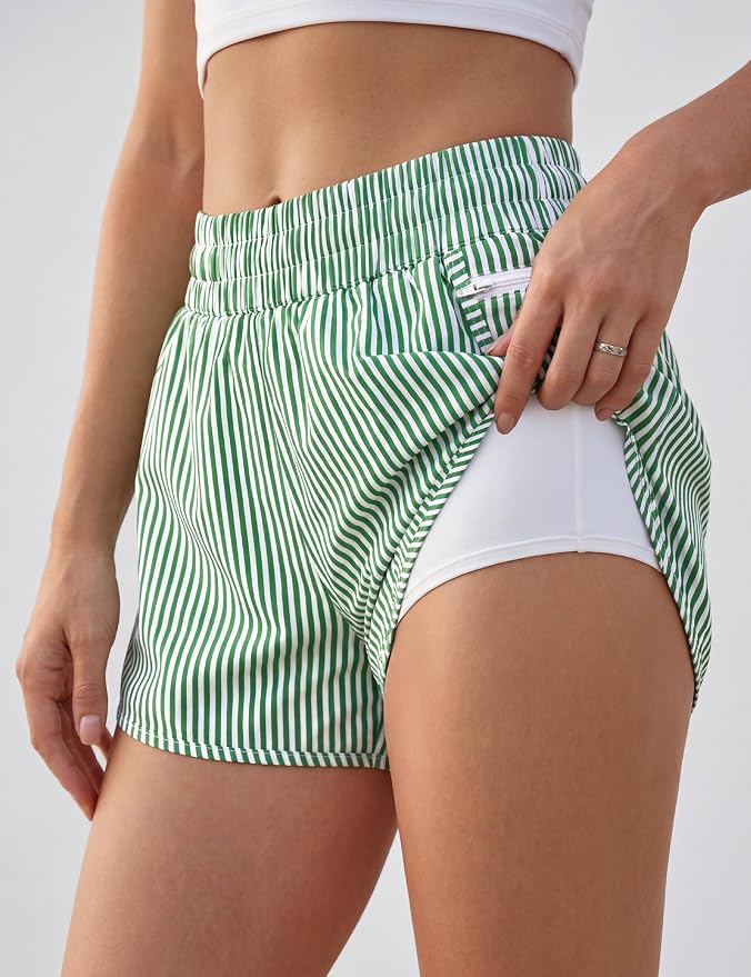 Blooming Jelly Women's Quick-Dry Running Shorts Workout Sport Layer Active Shorts with Pockets 1.75" - Image 5