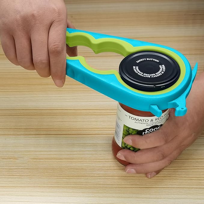 Otstar Jar Opener & Bottle Opener for Seniors with Arthritis, Weak Hands | Adjustable Lid Opener Effortlessly Opens Jars, Bottles & Pop-Top Cans, Great for Senior Parents, Grandparents, or Loved Ones - Image 3