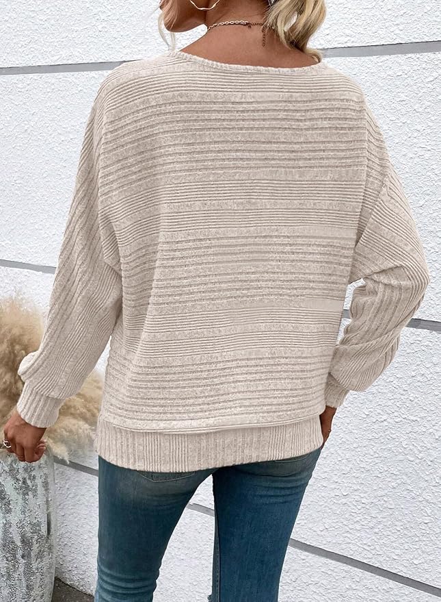 Womens Long Sleeve Shirts Crewneck Tunic Tops Pullover Sweaters Business Casual Blouses Fall Fashion 2026 - Image 6