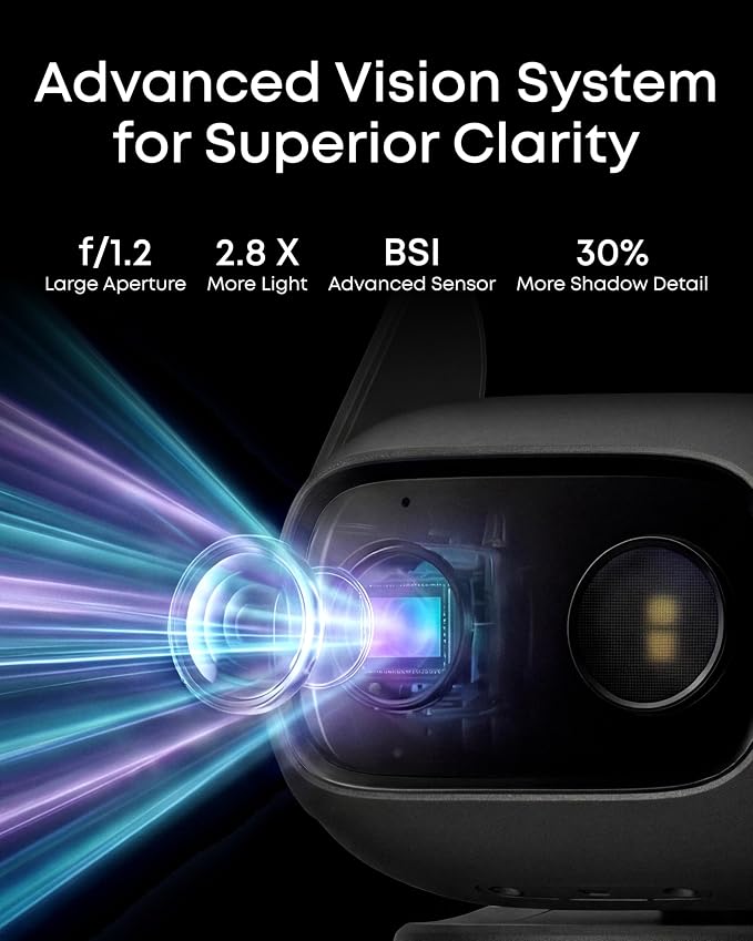 eufy Security Indoor/Outdoor Camera C31, IP66, Spotlight-Free Color Night Vision,360° Coverage Pan and Tilt, AutoTracking,AI Human/Vehicle/Pet/Cry Detection,24/7 Recording,Black (No Subscription) - Image 3