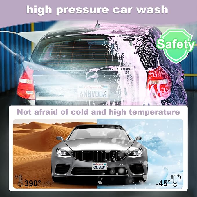 QUANQIUFEI 2 Pack Bling License Plate Frames for Women, Sparkly Rhinestone Diamond Car Accessories with Glitter Crystal Caps (White) - Image 6