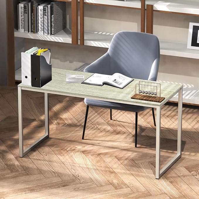 SHW Mission 32-Inch Home Office Computer Desk, Maple - Image 8