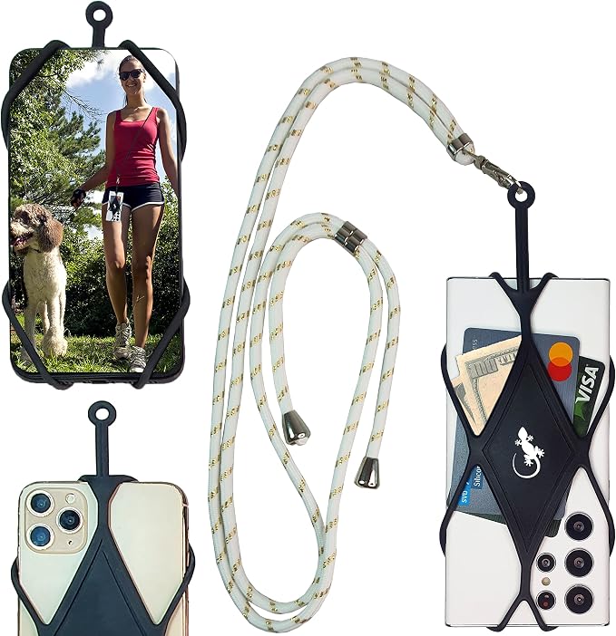 Gecko Travel Tech Cell Phone Lanyard Phone lanyards for Around The Neck Neck Lanyard Phone Crossbody by GeckoTravelTech