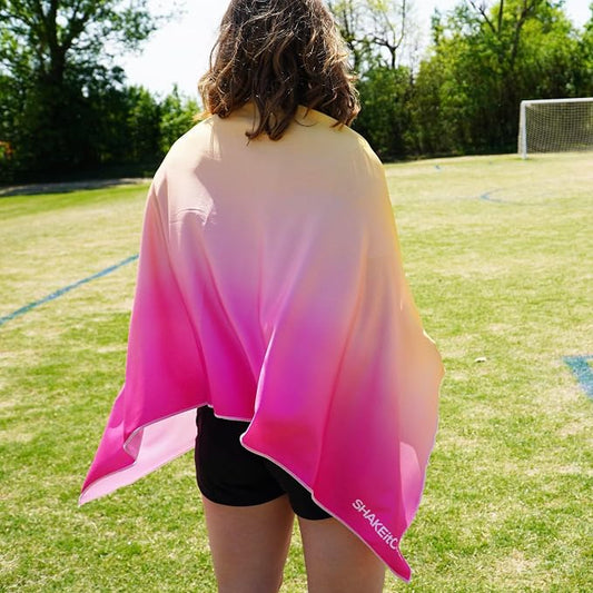 SHAKEitCOOL Large Cooling Shawl - Instant Heat Relief for Outdoor Events by SHAKEitCOOL