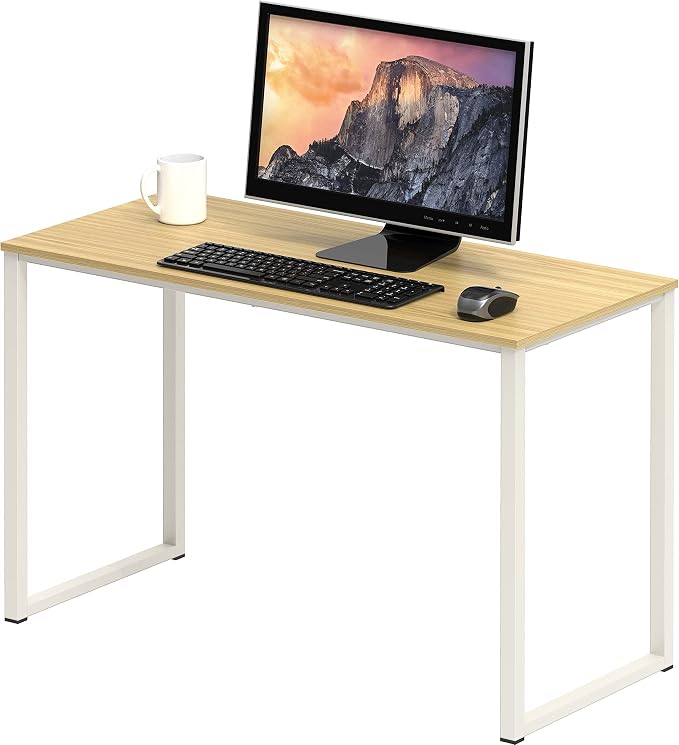 SHW Mission 32-Inch Home Office Computer Desk, Oak by SHW