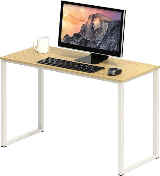 SHW Mission 32-Inch Home Office Computer Desk, Oak by SHW