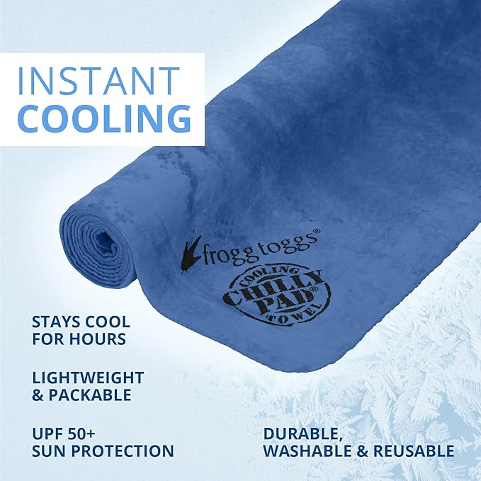FROGG TOGGS Chilly Pad, Instant Cooling Towel, Long Lasting, Reusable, Sports and Outdoors Neck Towel 33x13 - Image 3