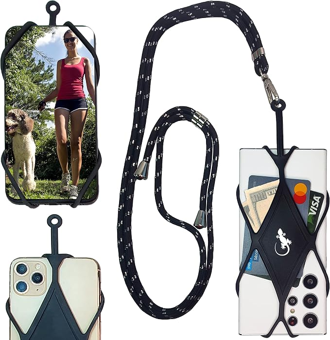 Gecko Travel Tech Cell Phone Lanyard Phone lanyards for Around The Neck Neck Lanyard Phone Crossbody by GeckoTravelTech