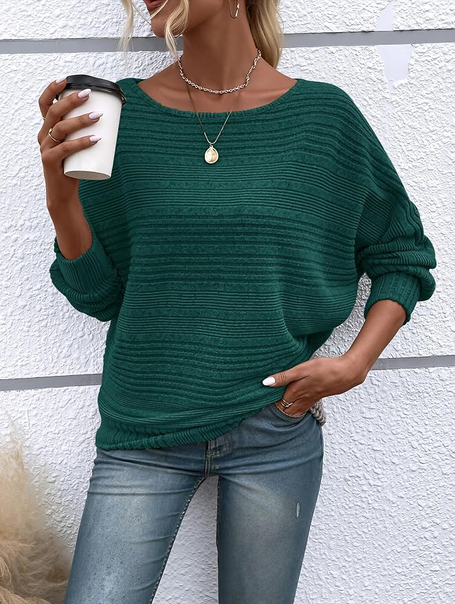 Womens Long Sleeve Shirts Crewneck Tunic Tops Pullover Sweaters Business Casual Blouses Fall Fashion 2026 - Image 5
