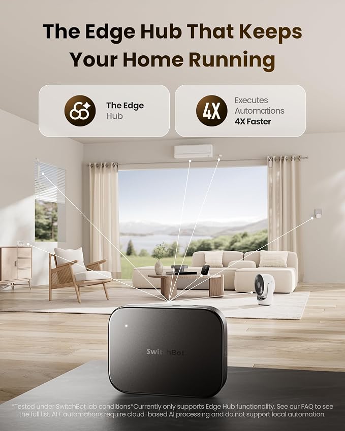 SwitchBot AI Hub Bundle with PTC Plus 5MP Camera, AI Smart Hub with OpenClaw Support for Indoor Monitoring, Pan Tilt Camera, Local Storage, Home Assistant Pre-Installed, Matter Bridge - Image 7