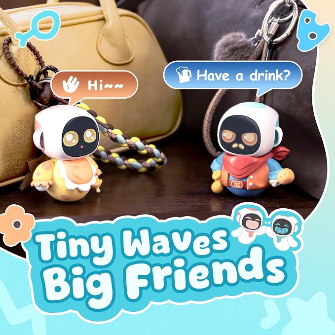 ENERGIZE LAB Eiliko Aquamarine - Your Tiny AI Charm Robot that Matches Every Daily Outfit, Fun Electronic Pendant Toys, for Couples and Best Friends. - Image 7