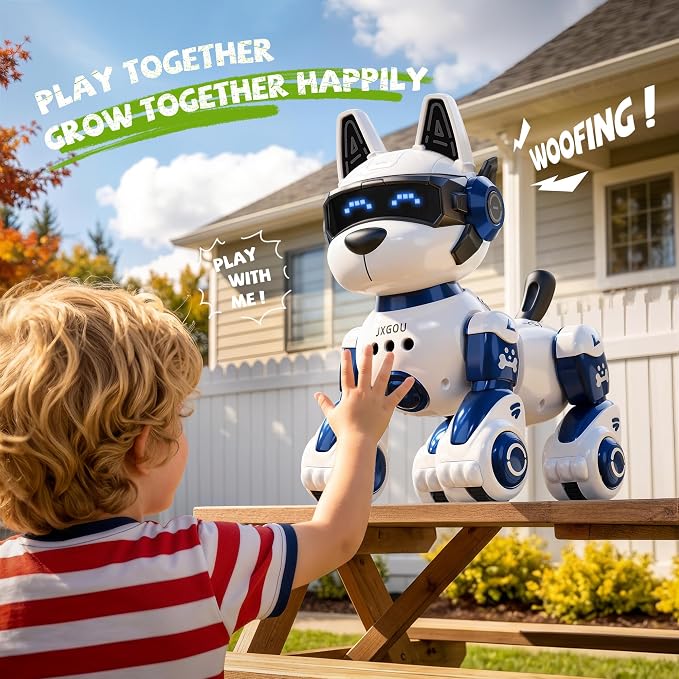 Smart Robot Dog, 2.4GHz Remote Control Robot Dog Toys for Kids 5-7 8-12, Voice & APP Control, Interactive Realistic Robot Puppy Toys for 5 6 7 8 9 10 11 12 Year Old Boys, Birthday Boy Girl Gift - Image 7