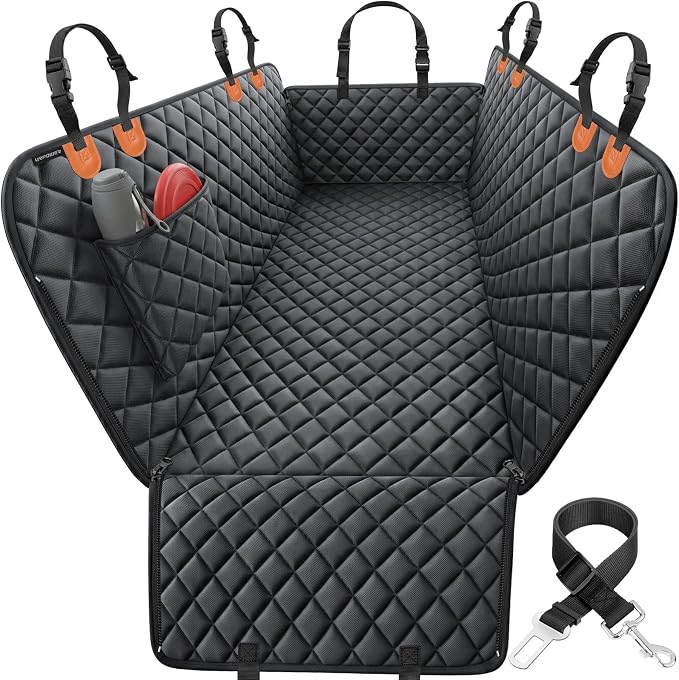 URPOWER Dog Car Seat Cover for Pets 100% Waterproof Seat Cover Hammock 600D Heavy Duty Scratch Proof Nonslip Durable Soft Back Seat Covers for Cars and SUVs by URPOWER