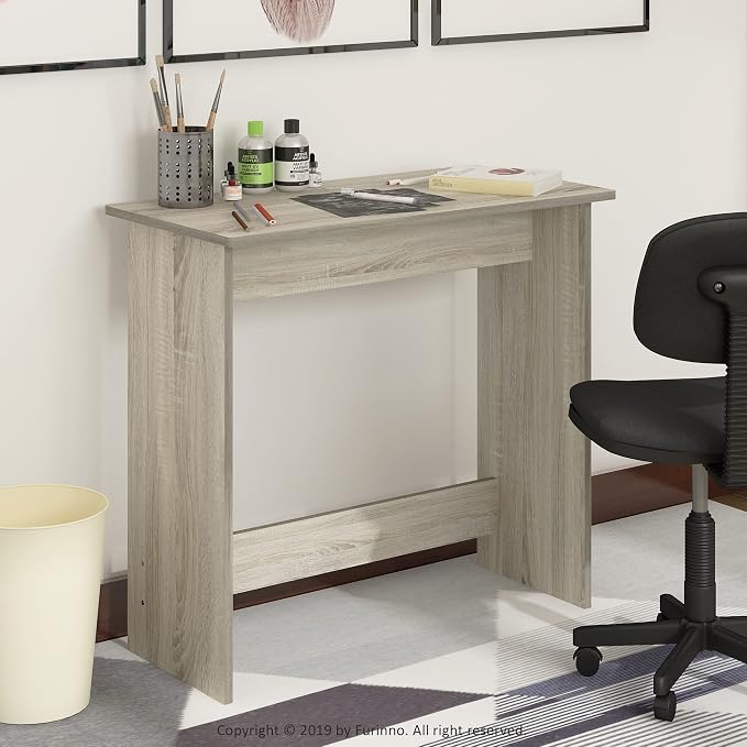 Furinno 14035OK Simplistic Study Table, Sonoma Oak - Image 2