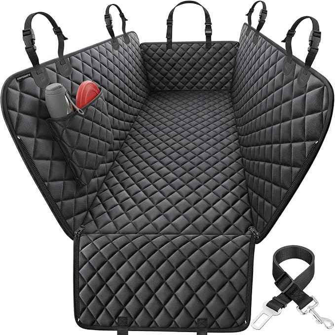 URPOWER Dog Car Seat Cover for Pets 100% Waterproof Seat Cover Hammock 600D Heavy Duty Scratch Proof Nonslip Durable Soft Back Seat Covers for Cars Trucks and SUVs by URPOWER