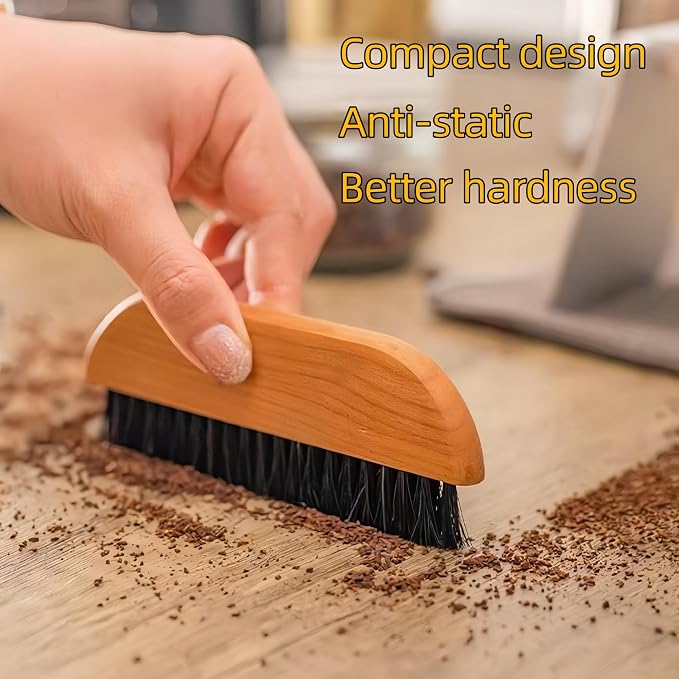 3-Piece Coffee Brush Grinder Cleaning Tool Household Cleaning Brush Set For Removing Coffee Grounds and Table Top Bar Coffee Powder - Image 3