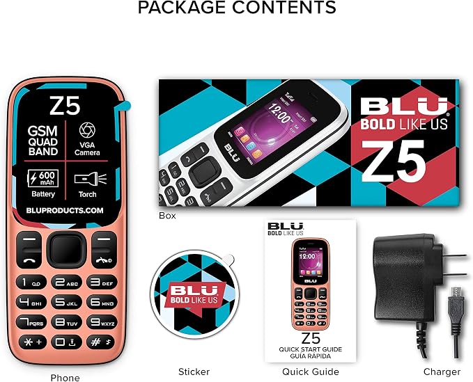 BLU Z5 -GSM Unlocked Dual Sim -Coral - Image 7