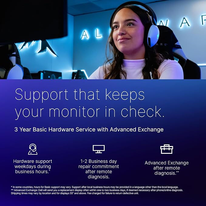 Alienware 24 Gaming Monitor AW2525HM, FHD IPS Panel, 320Hz, 0.5ms, G-SYNC | FreeSync Premium, 400 Nit Brightness, 1000:1 Contrast, 99% sRGB, Anti-Glare, USB Hub, Height Tilt Swivel, VESA 100x100 - Image 11