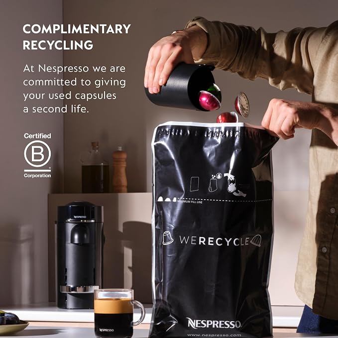 Nespresso Vertuo Coffee and Espresso Maker by Breville, Chrome - Image 7