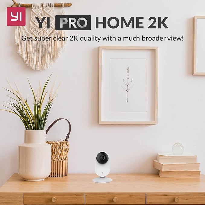 YI 2K 3MP Home Security Camera, Indoor Camera with Person, Vehicle, Animal Detection, Phone App for Baby, Pet, Dog, Monitoring, Compatible with Alexa - Image 2