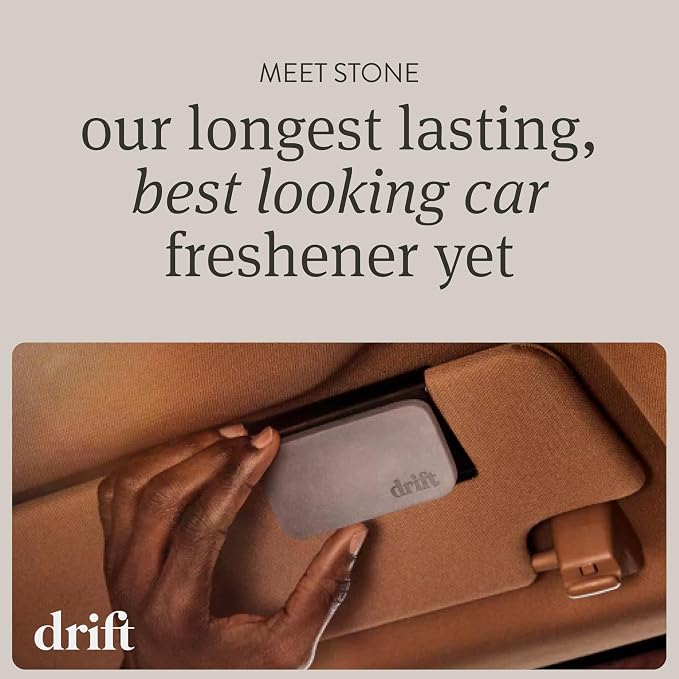 Drift Car Air Freshener - The Original Stone Air Freshsener - Car Odor Eliminator - Long Lasting Scent - Car Accessories - Metal Clip - Coconut Pistachio 3 Pack Refill - NO CLIP INCLUDED - Image 2