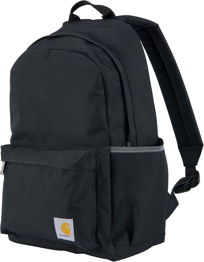 Carhartt Classic 21L Backpack Black | Classic Laptop, Water-Resistant Pack with 15 Laptop Sleeve and Organizational Compartments by Carhartt