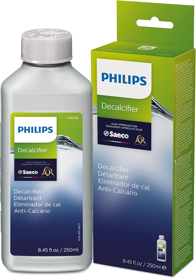 Philips Kitchen Appliances Philips Original Espresso Machine Descaler, Perfect Descalcification for a Prolong Machine Lifetime, 1 Descaling Cycle, Bottle of 250 ml, (CA6700/47) by Unknown