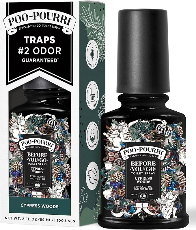 Poo-Pourri Before-You-Go Toilet Spray, Cypress Woods, 2 Fl Oz - Cypress, Pine and Fresh Air by Unknown