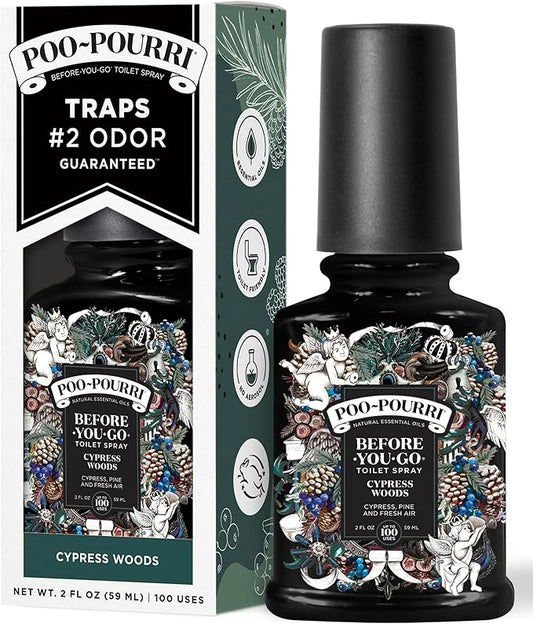 Poo-Pourri Before-You-Go Toilet Spray, Cypress Woods, 2 Fl Oz - Cypress, Pine and Fresh Air by Unknown