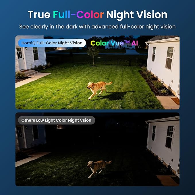 Window Security Camera 3MP 2K, Indoor WiFi Cameras 2.4GHz/5GHz with Colorvue AI Color Night Vision, Person Detection with Auto-Focus, 24/7 Recording Compatible with Alexa & Google Home - Image 4