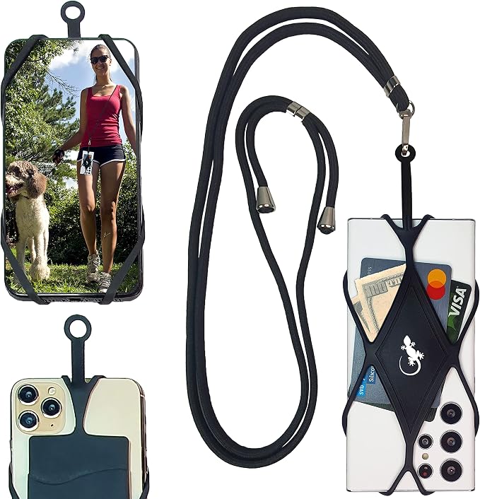 Gecko Travel Tech Cell Phone Lanyard Phone lanyards for Around The Neck Neck Lanyard Phone Crossbody by GeckoTravelTech