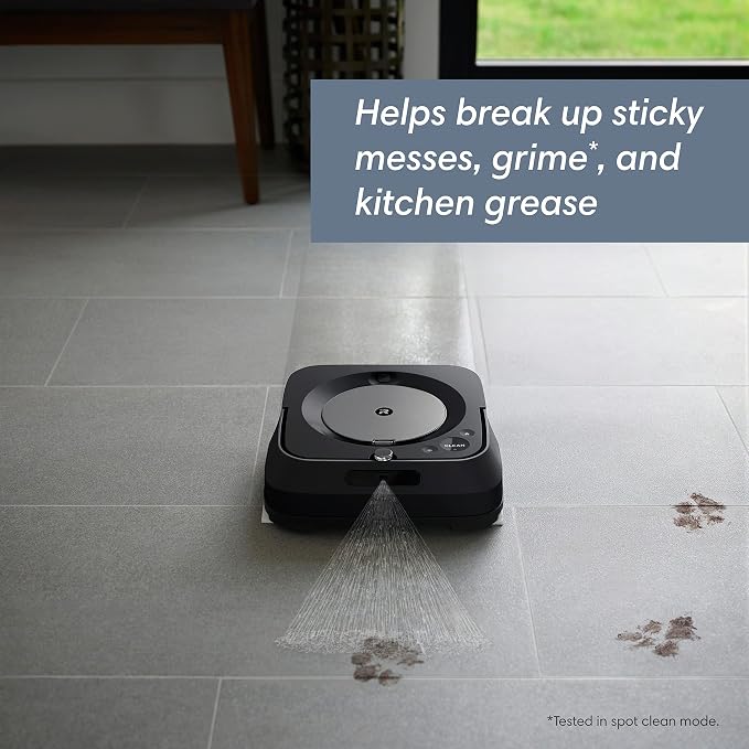 iRobot Braava Jet m6 6113 Ultimate Robot Mop - Wi-Fi Connected, Precision Jet Spray, Smart Mapping, Compatible with Alexa, Ideal for Multiple Rooms, Recharges and Resumes, Graphite - Image 3