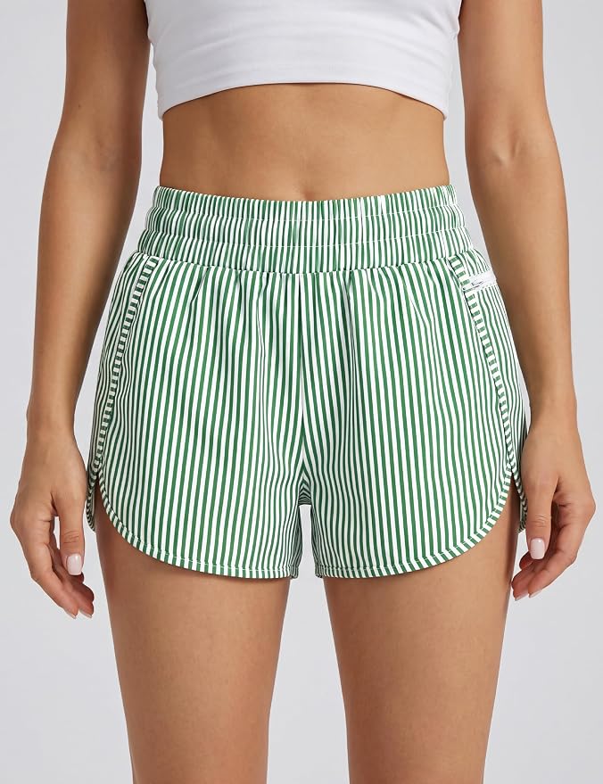 Blooming Jelly Women's Quick-Dry Running Shorts Workout Sport Layer Active Shorts with Pockets 1.75" - Image 2