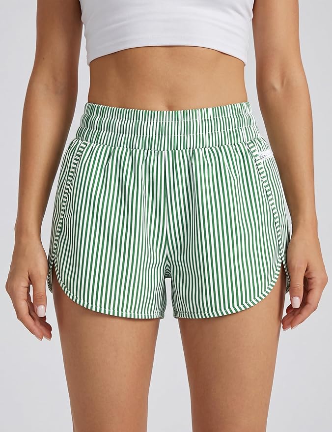 Blooming Jelly Women's Quick-Dry Running Shorts Workout Sport Layer Active Shorts with Pockets 1.75" - Image 2