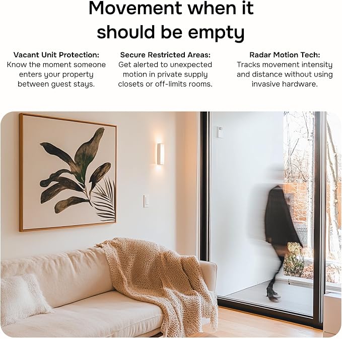 Layla Noise Monitor for Airbnb & Vacation Rentals | AI Occupancy & Noise Sensor, Party Detector, Instant Alerts & Quiet Hours | Privacy-Safe | Pay Once, No Subscription - Image 3
