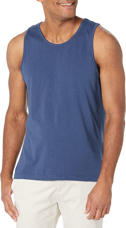 Amazon Essentials Men's Active Quick Dry Tech Stretch Moisture Wicking Lightweight Gym Tank Top by AmazonEssentials