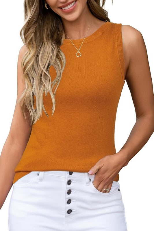 Arach&Cloz Women's Wool Blend Sweaters Non See Through Summer Business Casual Tank 2026 by ArachClozFocusonQuality