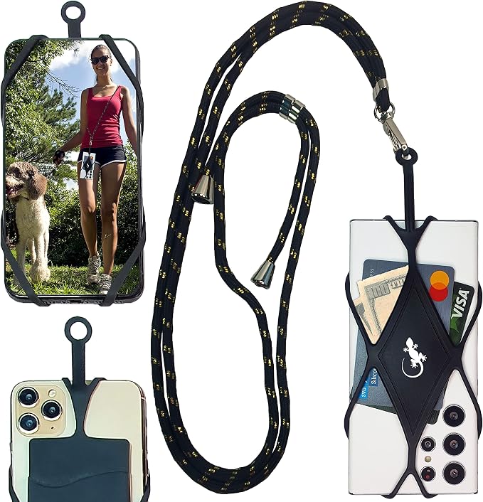 Gecko Travel Tech Cell Phone Lanyard Phone lanyards for Around The Neck Neck Lanyard Phone Crossbody by GeckoTravelTech