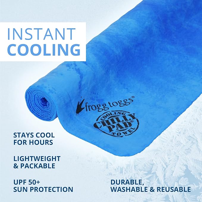FROGG TOGGS Chilly Pad, Instant Cooling Towel, Long Lasting, Reusable, Sports and Outdoors Neck Towel 33x13 - Image 3