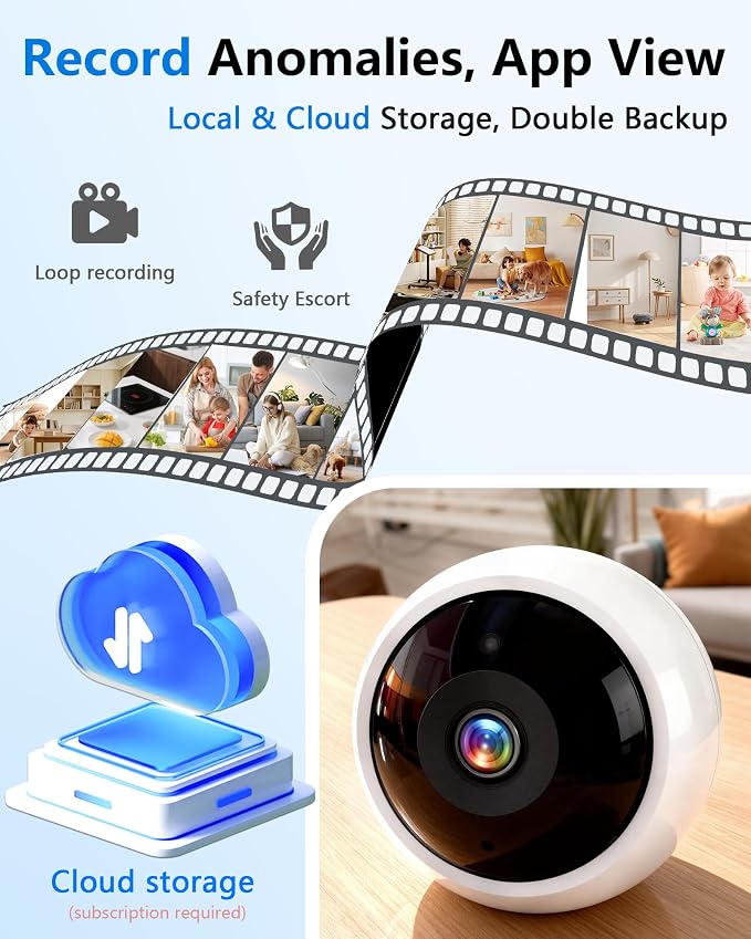 AMTIFO Security Cameras Wireless Outdoor Magnetic: Install-Free Smart Indoor 2K WiFi - Long Battery Life Powered Wireless Cameras for Home Security with AI Motion Detection - Image 8